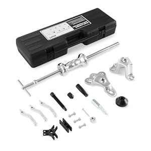 Orion Motor Tech Slide Hammer, 9-Way Internal/External Slide Hammer Puller Set – Pulls Hubs, Rear Wheel Axle Shafts, Bearings, Bushings, Seals, Retainers
