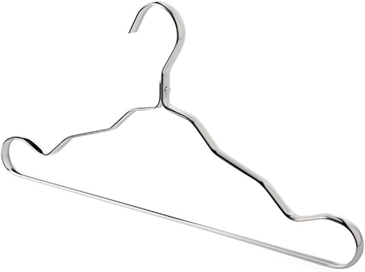 5-Pack of Stable Aluminum Coat Hangers/Coat Hangers (Silver)