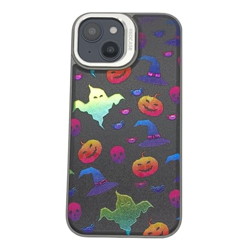 Coque magnétique pour iPhone 13/14 YKI Reocase avec support d'Halloween résistante aux chocs