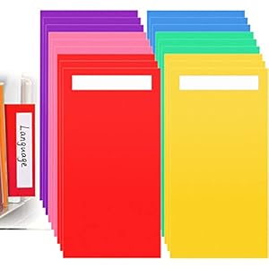 18 Pack Library Shelf Dividers Book...