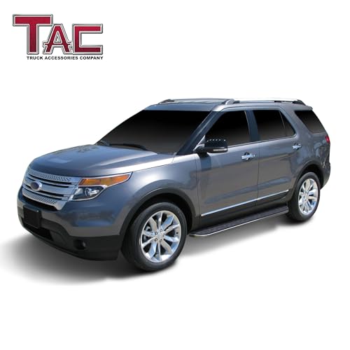 Estribos TAC Cobra para Ford Explorer 2011-2019 Negro miniatura 2