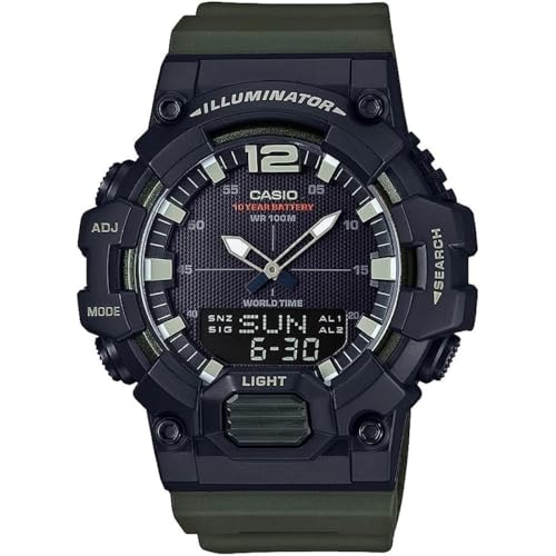 Image of Casio Men's HDC-700-1AVCF Classic Analog-Digital Display Quartz Black Watch