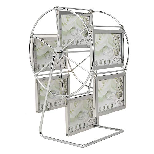 Cadre photo de bureau rotatif style grande roue pour décoration de salon chic