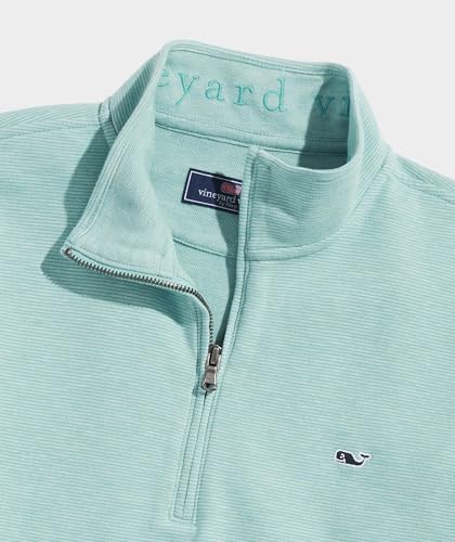 Image of vineyard vines Men's Saltwater Quarter-Zip Pullover Sweater