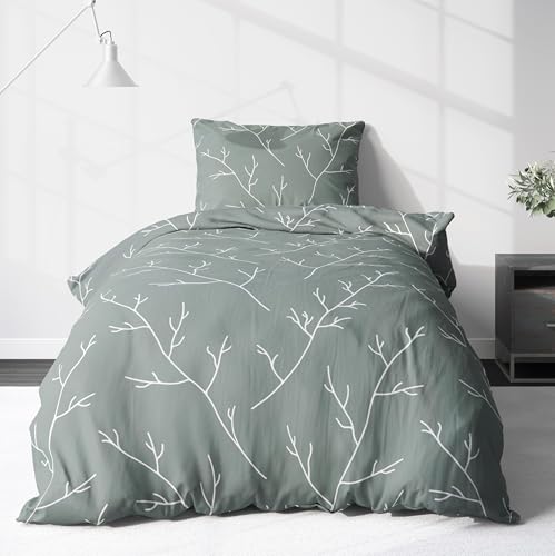 LINKHOFF Renforce Bettwäsche Set 135x200cm - 100% Baumwolle + 80x80cm 2tl....