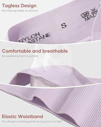 Women's Underwear 5 Pack High Waisted Tummy Control Ladies Panties Breathable Comfortable Briefs Full Coverage S-XXL4