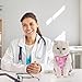 Avont Cat Recovery Suit - Kitten Onesie for Cats After Surgery, Cone of Shame Alternative Surgical Spay Suit for Female Cat, Post-Surgery or Skin Diseases Protection -Tie-dye Pink(S)