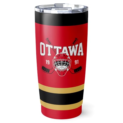 Image of ANTKING Ottawa Tumbler 20oz Custom Name Number Travel Mug Gifts | Stainless Steel Insulated Coffee Cup for Men Women