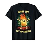Burnt Out but Optimistic Marshmallow – S'mores Funny Camping T-Shirt