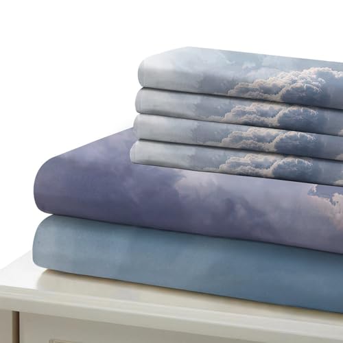 Housse de Couette Croix Céleste 140x200 Parure Lit Enfant Microfibre - 7