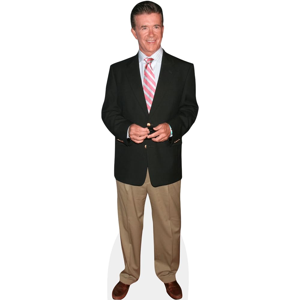 Alan Willis Thicke (Black Suit) Mini Size Cutout