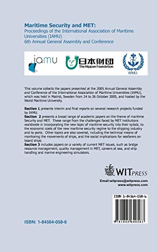 Maritime Security and MET maîtriser la gestion des risques et normes maritimes