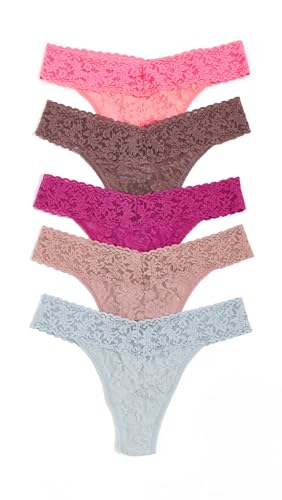 Image of hanky panky 5-PACK Signature Lace Original Rise Thong (48115PK)
