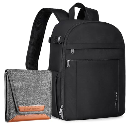 Mochila de cámara y estuche de filtro K&F CONCEPT para fotógrafos