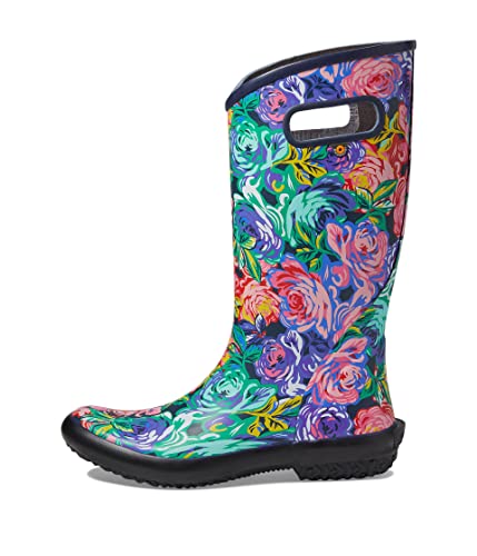 Bogs Women's Rainboot Garden Rain Shoe, Rose Multi, 9 #TOP3