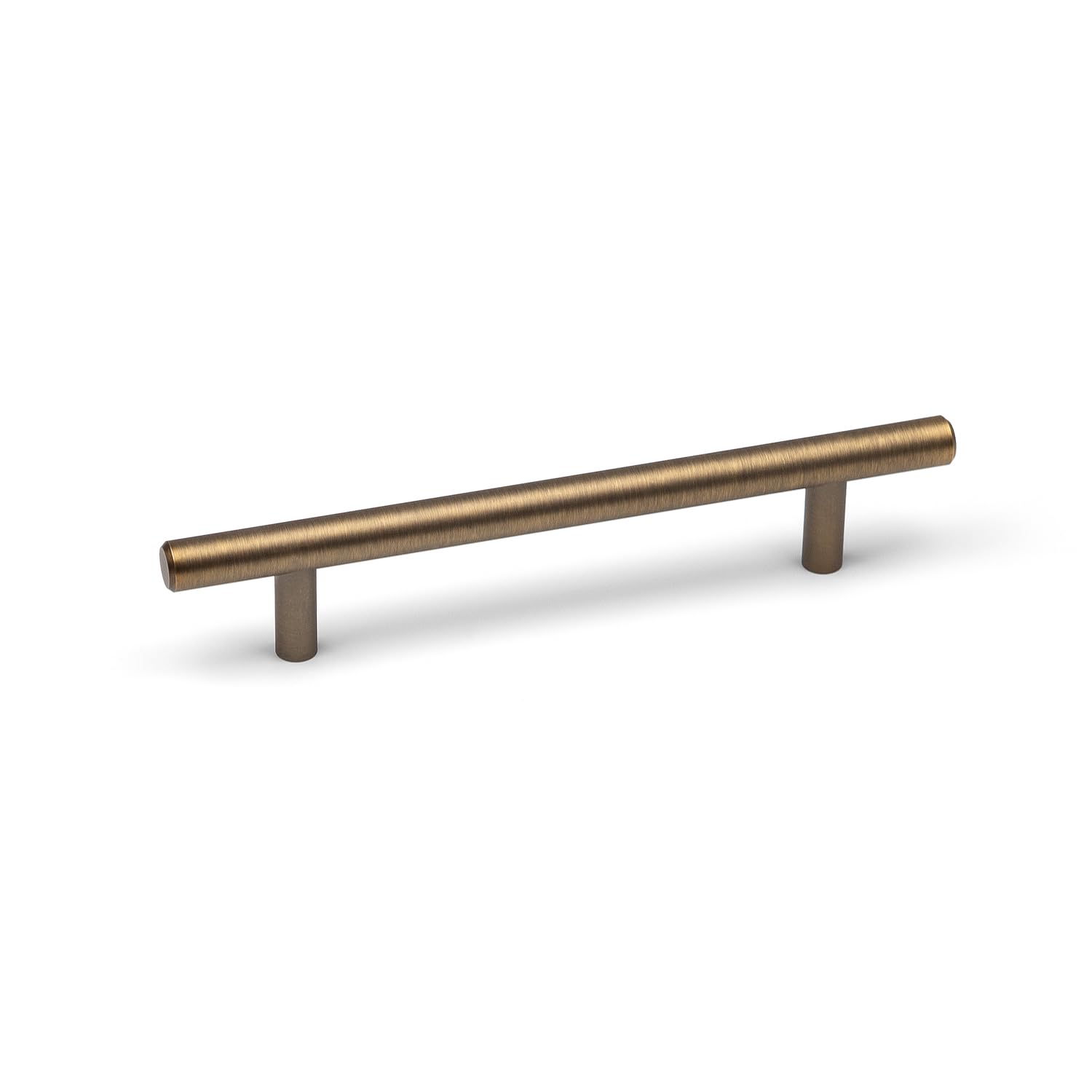 128mm Antique Brass Cabinet Handle Straight Bar Cupboard Door Drawer Pull T-Bar Wardrobe Furniture Replacement