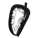 ROIEIIR C String Thongs for Women C Shape Sequins Mesh Underwear See Through Sexy Lace Panties Strapless Briefs Black