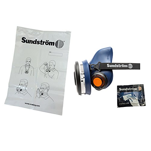 Preisvergleich Produktbild Special Edition: Sundström Halbmaske SR 100 mit gratis Aufbewahrungsbeutel und Reinigungstuch-M / L