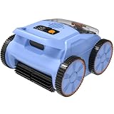 Pool Vaccum for Inground Pool, Cordless Pool Cleaner for Above Ground Pools up to 2100 sq.ft, Robotic Pool Cleaner with Powerful Suction and Self-Parking, Lasts up to 150 mins