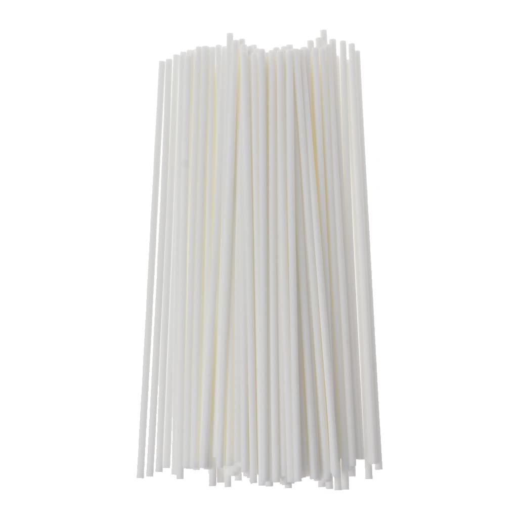 Tsophreniq 100Pcs 19cmx3mm Fiber Sticks Diffuser Volatile Rod for Home Diffuser Home Decoration Bandage Boxing Hand Wrap Handwraps Wrist Pads Training Gloves Protect Kickboxing Straps