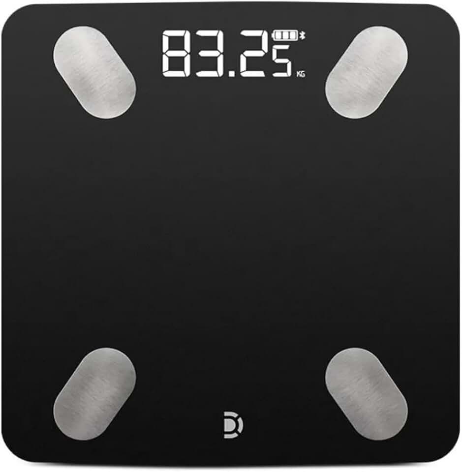 Balança Digital Inteligente com Bioimpedância Alta Precisão Analise Corporal Saúde Fitness por APP até 180kg