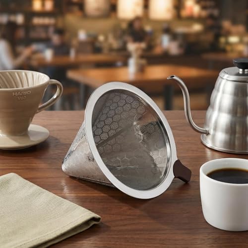 Upgrade Reusable Pour Over Coffee Filter