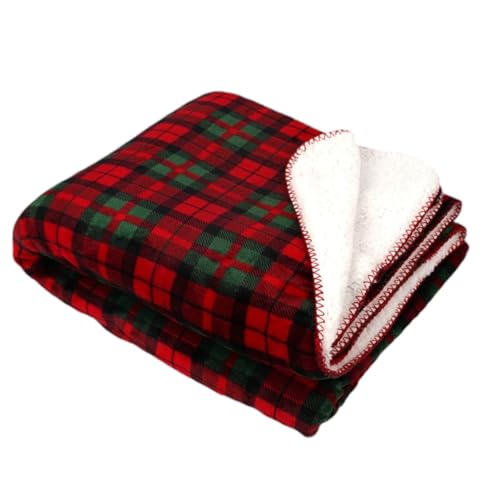 Kuscheldecke Schottische Karomuster Kuschelige Flauschdecke Warm...