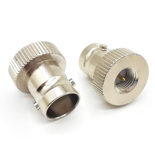 Adaptador coaxial BNC hembra a SMA macho, pack 2 miniatura 2