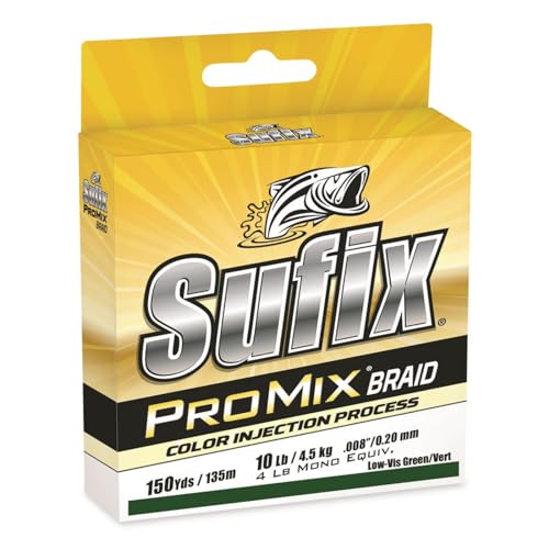 Fil tressé Sufix ProMix vert 18 kg de 137 m pour les passionnés de pêche aux carnassiers