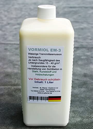 Trennmittel für Metall und Kunststoffschalungen - 1 L Sichtbeton, Gips thumbnail