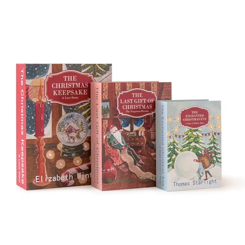 Soul & Lane Decorative Christmas Books for Coffee Table and
