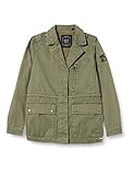 XU42014.51 IKKS JUNIOR Jungen Veste Saharienne Kaki Flèches Dans le DOS Xu42014.51 Sakarian, Khaki Used, 8 Jahre