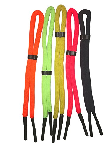 Jijivisha Floating Eyewear Retainer – 5 Pcs Adjustable Floating Glasses Straps – Keeps Eyeglass and Sunglass Secure