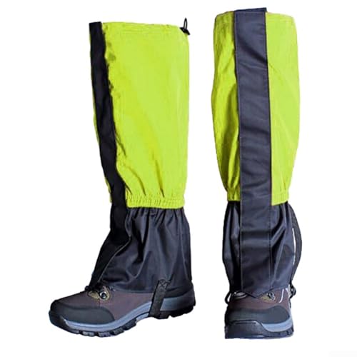 Polainas impermeables para deportes al aire libre, perfectas para senderismo y escalada en condiciones húmedas (verde)