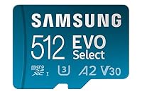 Samsung – Samsung EVO Select (2024) microSD-Karte + SD-Adapter, 512 GB