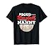 Proud Baseball Nanny Ball Vintage Mother's Day Game Day T-Shirt