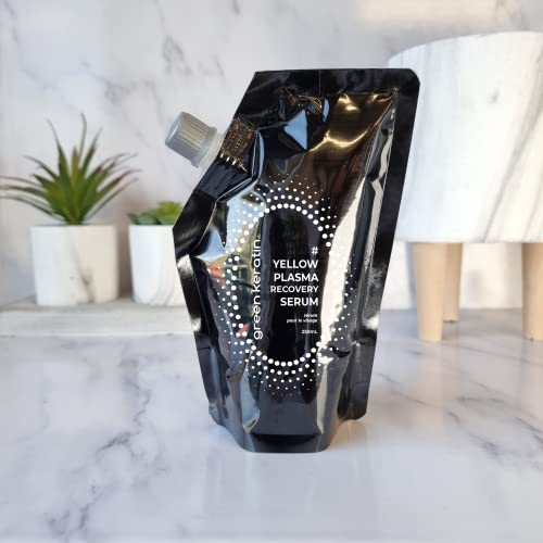 Green Keratin - YELLOW PLASMA - Sérum Réparateur pour le visage - 250ml (Recharge) Cover