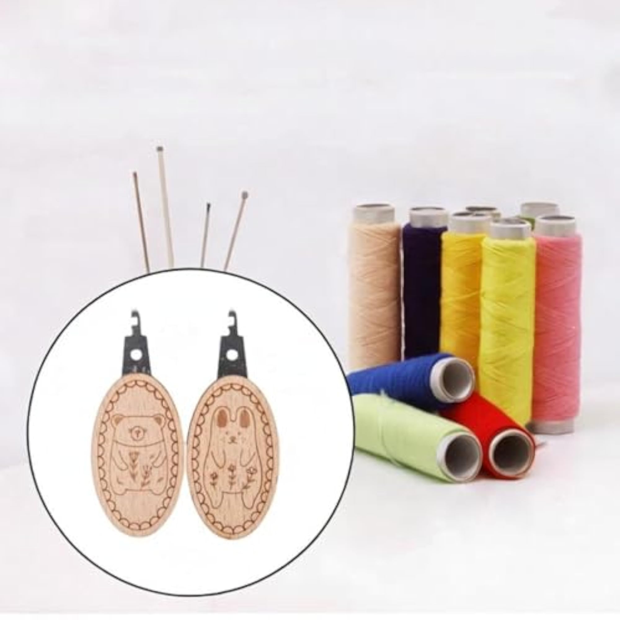 2 Pieces Needle Threaders Portable for DIY Projects