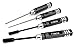Integy RC Model C31005BLACK 4pcs RC Tool Set, 1.5, 2.0mm Allen + 5.5 & 7.0 Hex Socket