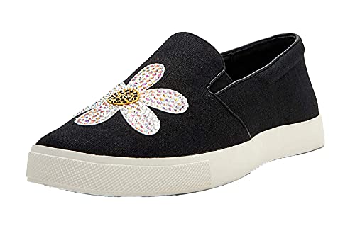 Cheap sneakers Katy Perry - Katy Perry Women's The Kerry Sneaker, Daisy/Black, 9