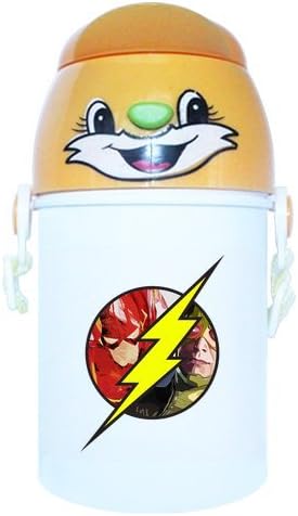NuWaWa Superhero The Flash Logo Custom Kid's Water Bottle 12 OZ