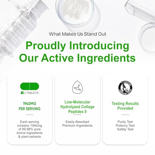 Image of HXN Joint Support Supplement Collagen Type 2 Glucosamine,Chondroitin,MSM,Boswellia,Hyaluronic Acid Supplements,Vitamin D3,Hydrolyzed Collagen Peptides For Healthy Bone,And Joints- 60 Tablets,250 grams