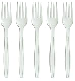 Forks - by EcoMojiWare.com - Certified Compostable Biodegradable Cutlery (100 count), made from Corn Starch