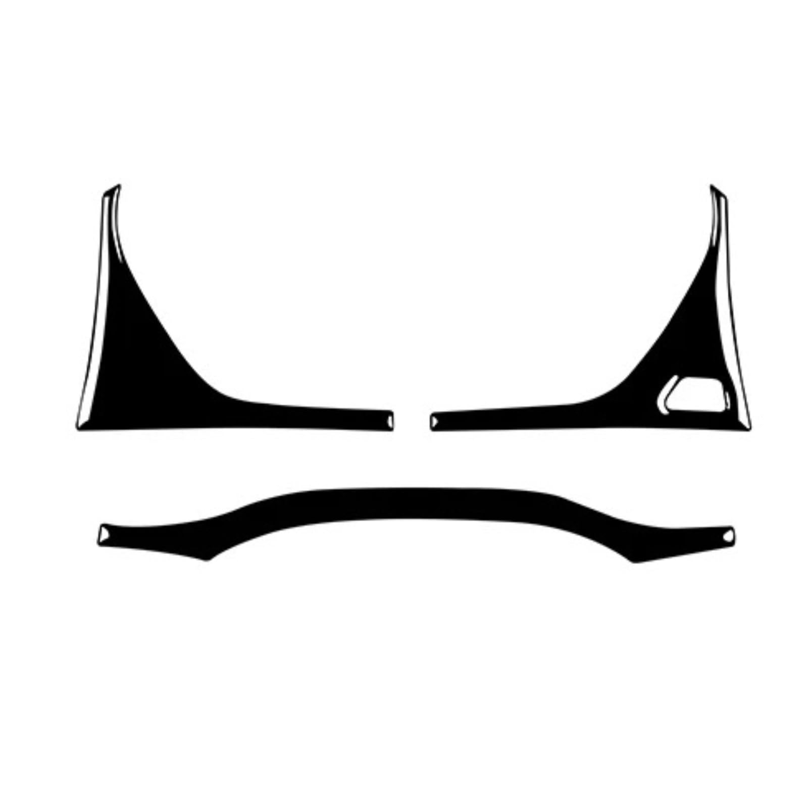 Interior Trim for Q5 for Q5L FY 2018 2019 2020 2021 2022 2023 Accessories Carbon Fiber Interior Auto Speedometer Surround Panel Trim Sticker Auto Central Decoration