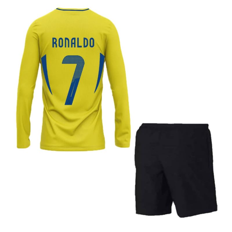 Image of RJM Ronaldo 7 Jersey for (Men,Kids,Boys)(Medium 38,Multicolor-050) Polyester, Regular Fit