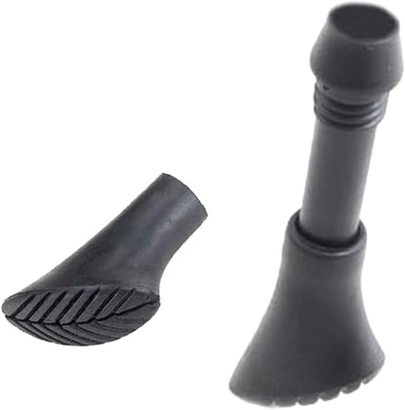 Trekking Pole Nordic Walk Stick Cane Outdoor Camp Hike Protector Cap Tip Rubber (D As Show)