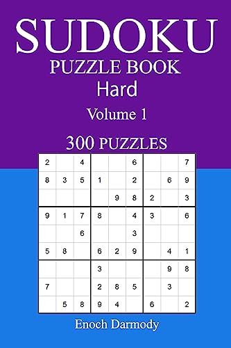 300 Hard Sudoku Puzzle Book: Volume 1