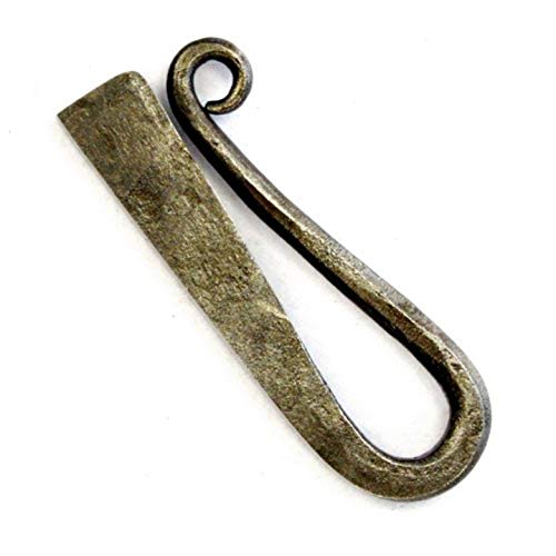 mankitoys Römischer Feuerstahl Feuerschläger Funkenschläger Funkeneisen, handgeschmiedet Mittelalter Lager Feuerstelle Outdoor - Survival Cover