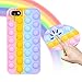 Eco-Fused 1x Carcasa con Juguete Fidget Sensorial de Burbuja Tronable - Funda de Teléfono Protectora de Silicona Compatible con iPhone 7/8/SE2020 – Protege contra Golpes y Rayones