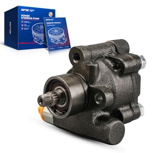 KAX 21-5728 Power Steering Pump Fit for D21 2.4L 1986-1994 (With 17 Spline Shaft), Pickup 2.4L 1995-1996, 240SX 1989-1990, Pathfinder 2.4L 1987-1988 by KAX - Used condition - US$59.84
